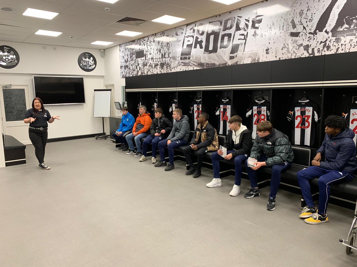 T_W_Soccer's tweet photo. 𝗢𝗡 𝗧𝗛𝗘 𝗥𝗢𝗔𝗗 𝗪𝗜𝗧𝗛 𝗗𝗢𝗡𝗦𝗜𝗗𝗘 🙌

This weekend we're with @DonsideCFC2005 on their UK Football Development Tour.

Today the squad went behind the scenes at St James Park &amp; they've got a busy two days ahead of them!

Great to have you with us! 🤝

#TWSoccer | @yfst https://t.co/eUknbsJlB4