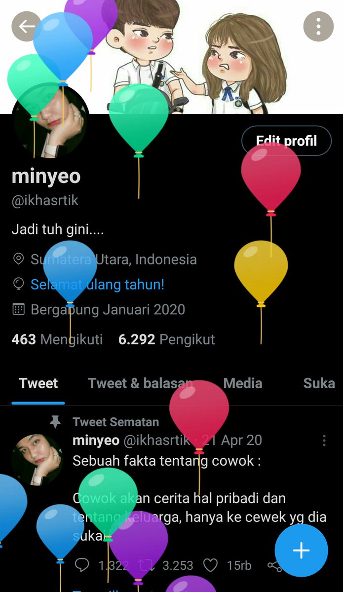 ikhasrtik's tweet photo. maaci twitter🎈nya https://t.co/i1x478enpH