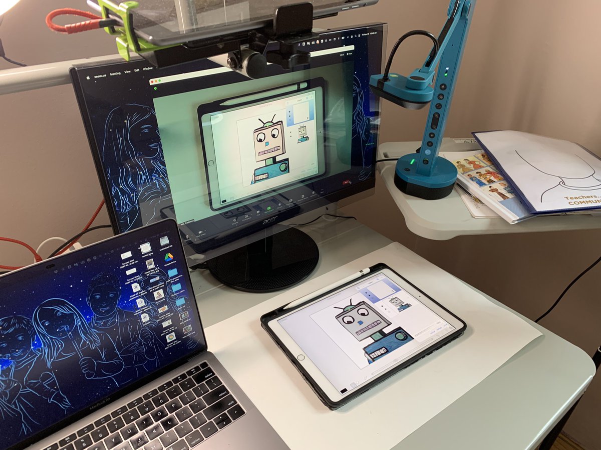 TriciaFuglestad's tweet image. Planning for my virtual workshop next week. 
I would love to know if a virtual interactive iPad workshop to learn some #artsed #steam #greenscreen #transdigital #AugmentedReality ideas appeals to you! 
Sing up to keep posted: 
bit.ly/fuglefunnews