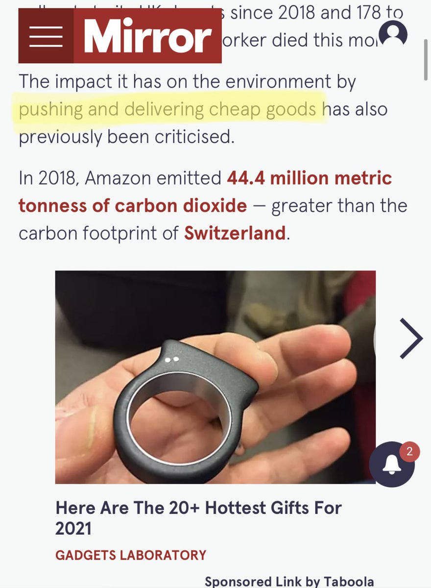 jeff_bayer's tweet image. Hey, @DailyMirror maybe don’t push cheap products immediately after criticizing others for doing the same. 🙊 

#hypocrites #stopconsuming