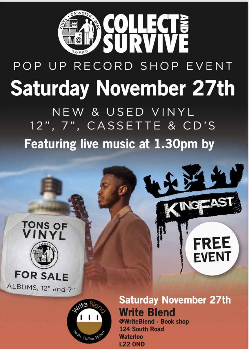 CollectSurvive's tweet photo. We’re all systems go for tomorrow. Lot’s more stock and even some Ultravox as I’m down to my last 900 copies. Phew. Open 10-4 @WriteBlendbooks with live music at 1:30pm from @KingFast_Music See you then #vinyl #vinylcollection #vinylcommunity #seftonhour #crosbybubble https://t.co/MvdO2sdmqb