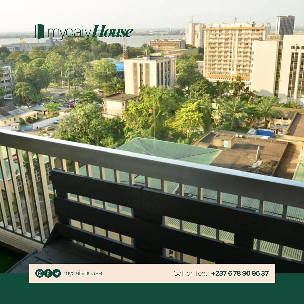 MyDailyHouse's tweet image. Helloo Daily Peeps,

Envie de piscine par ces temps 🥵?
Venez profiter de notre très spacieux appartement meublé de Bonanjo à Douala.
Vous ne vous lasserez pas de la vue panoramique sur la ville.

#Douala #Bonanjo #appartement #Appartementmeublé #Booking