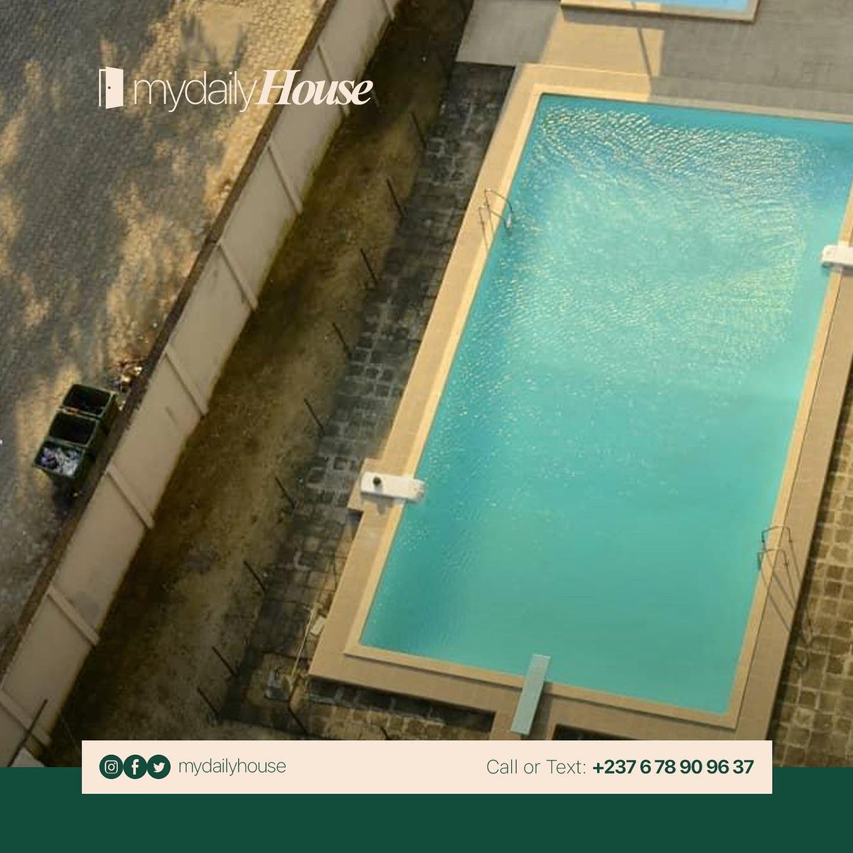MyDailyHouse's tweet image. Helloo Daily Peeps,

Envie de piscine par ces temps 🥵?
Venez profiter de notre très spacieux appartement meublé de Bonanjo à Douala.
Vous ne vous lasserez pas de la vue panoramique sur la ville.

#Douala #Bonanjo #appartement #Appartementmeublé #Booking