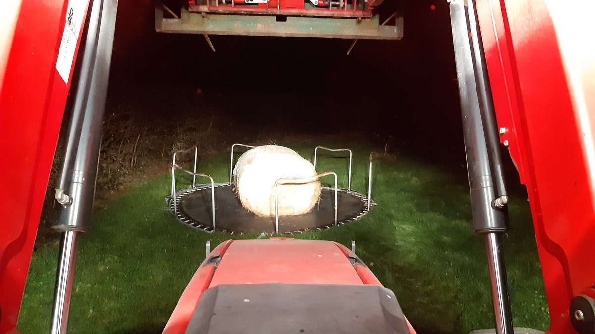 That should keep the trampoline in the garden tonight