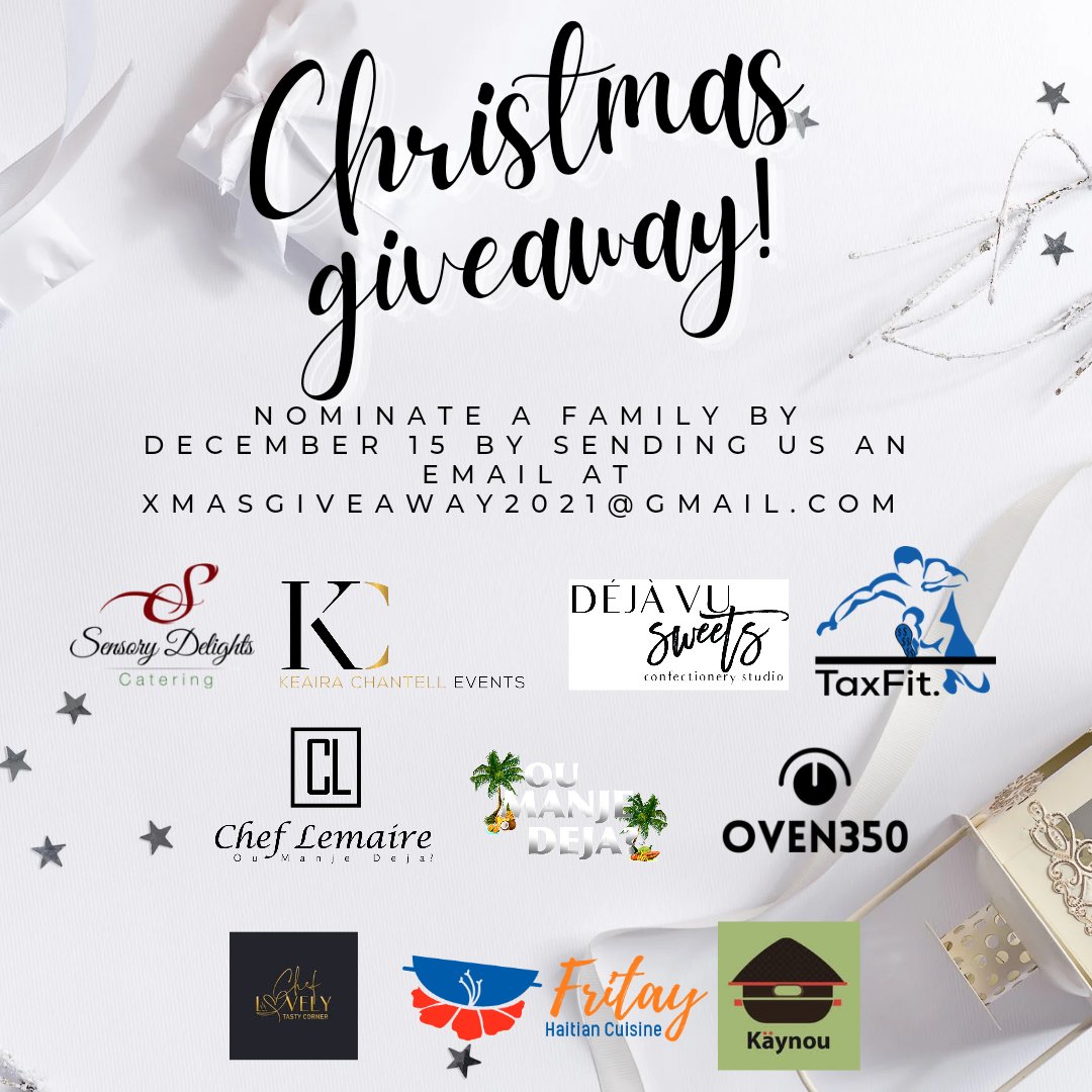 Sensory_D's tweet photo. . Each dining experience will be for up to 6 people per family
. Deadline for submissions will be December 15, 2021
. Can be a family who lost members due to illness or anything else, a family that is going through financial hardship, or a family always putting everyone before https://t.co/yshz2OqAvd