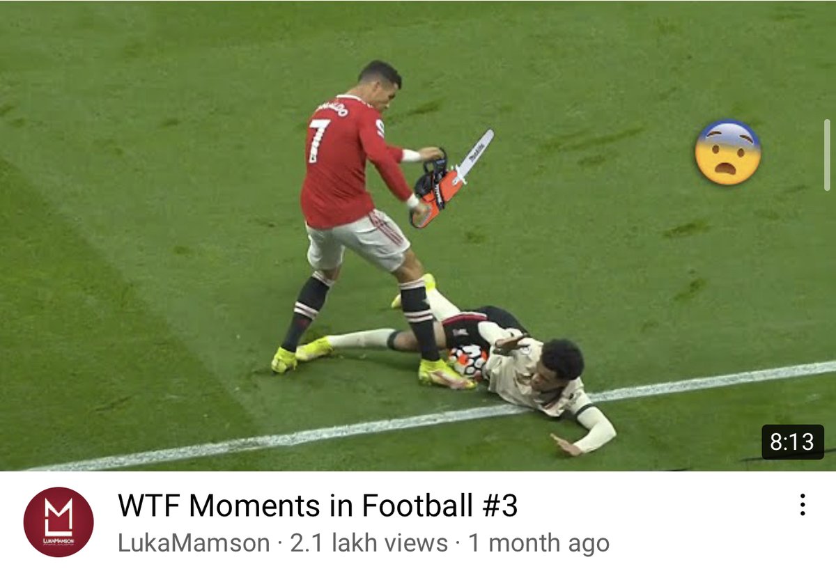 TrollFootball's tweet photo. Nobody:

YouTube football video thumbnails: https://t.co/9LDeGa91BC