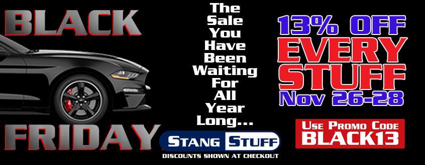 StangStuff's tweet image. Black Friday Sale at StangStuff Mustang Lifestyle Products - mailchi.mp/2dbe0ab27e78/b…