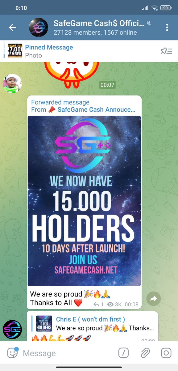 SchPN's tweet photo. @SafegameCash1 Proud hodler. Lets go #sgc 🥳 https://t.co/cRDXThMfrk