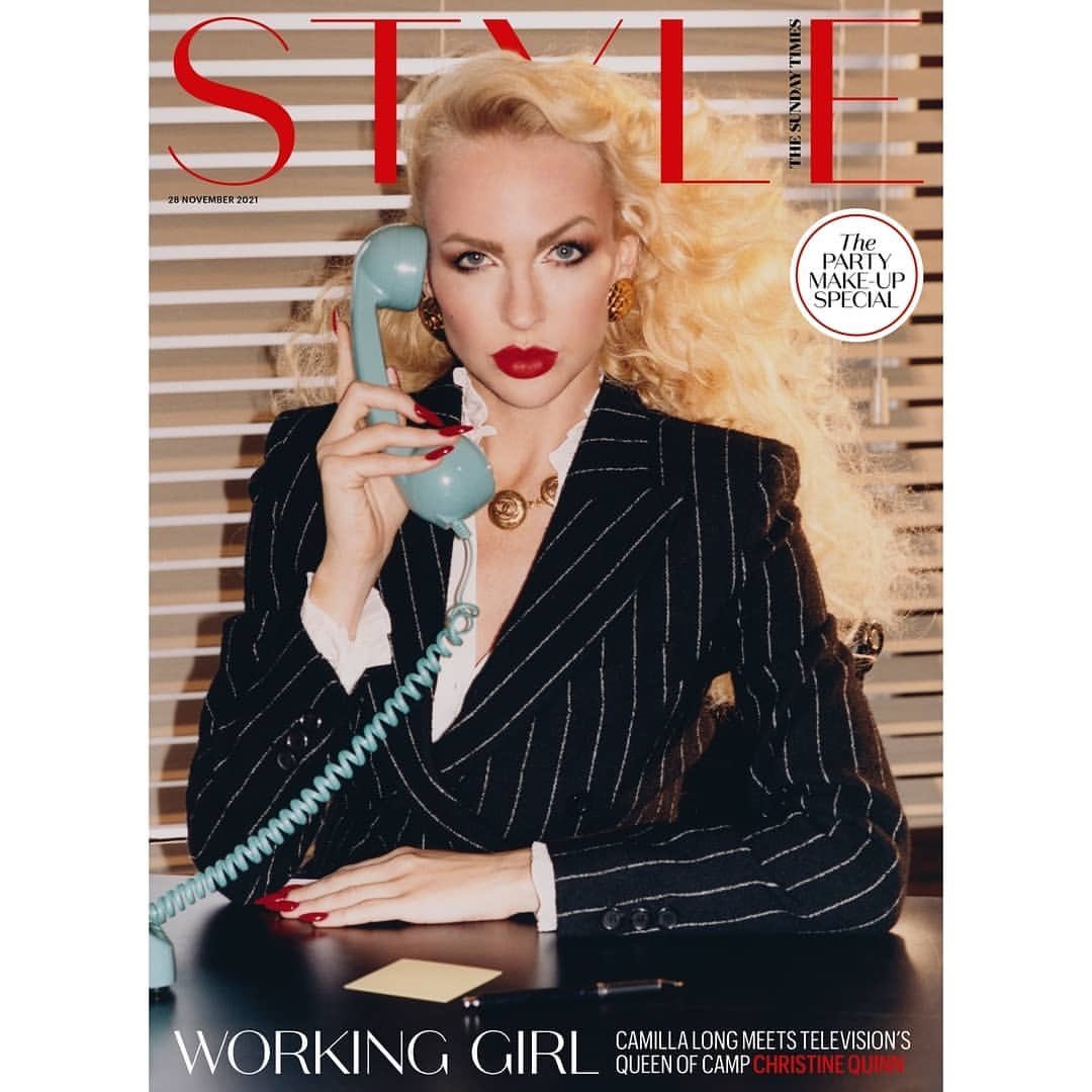 art8amby's tweet photo. #SellingSunset’s #ChristineQuinn wears #Moschino on the latest #cover of #TheSundayTimesStyle magazine, shot and styled by #TungWalsh and #LukeDay respectively. Hair and makeup by #DanielMartin and #AndrewGalli, manicurist #EdytaBetka #art8amby #art8ambygram #art8ambycover https://t.co/MkCtULoFUv