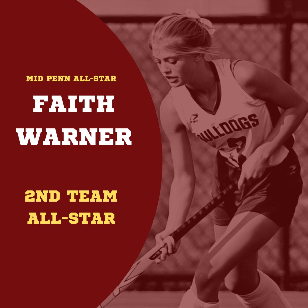 BulldogsBig's tweet photo. Our last field hockey recognition is Faith Warner!

Congratulations Faith! https://t.co/ruaqpLthEB