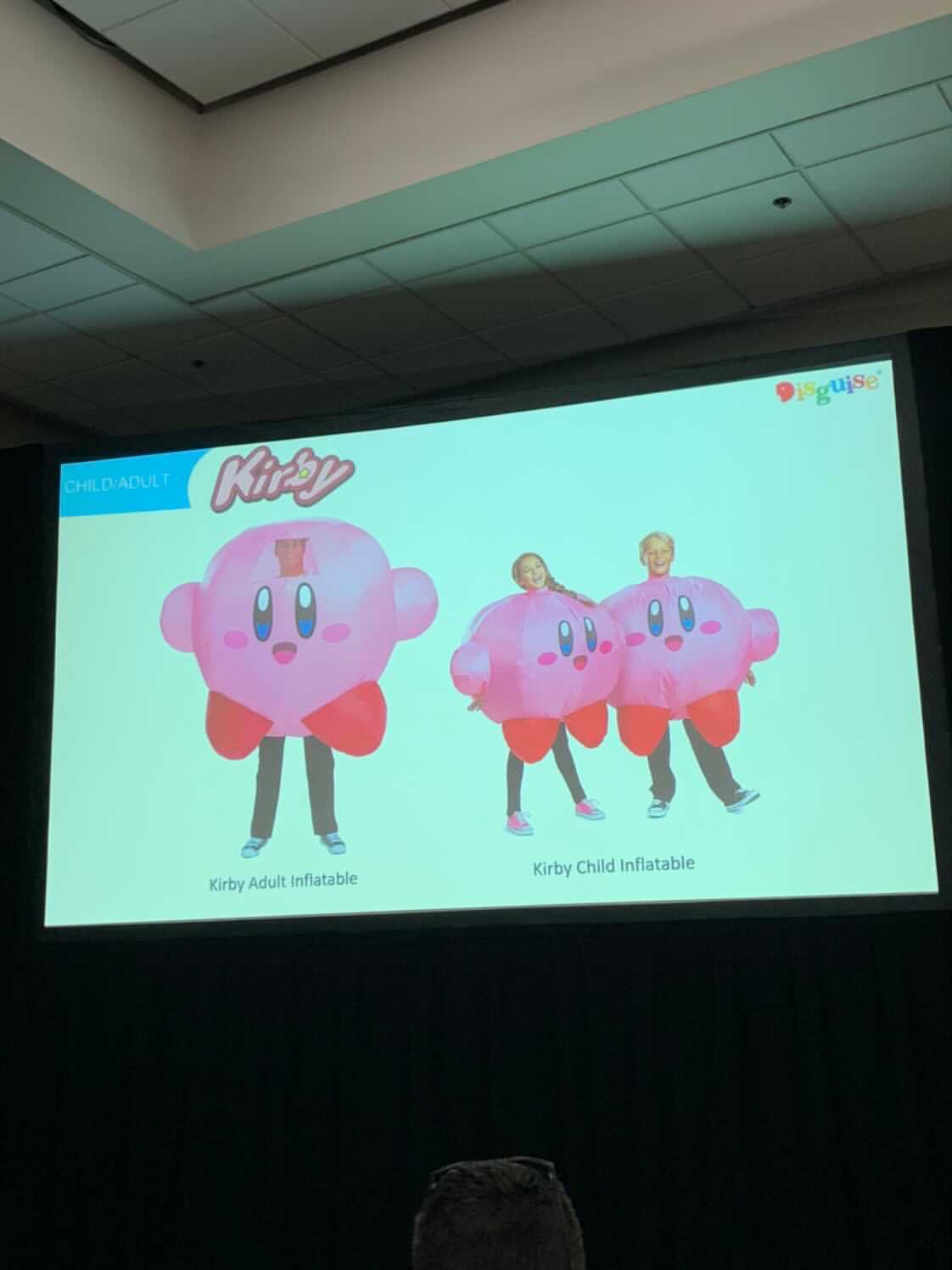 Kids Inflatable Kirby Costume 