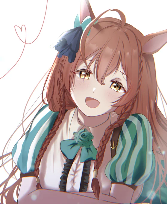 『今週もたくさん頑張りましたね』

#ウマ娘 
#メジロブライト 