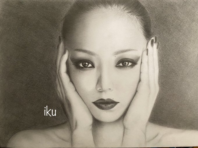 安室奈美恵似顔絵 のイラスト マンガ作品 3 件 Twoucan