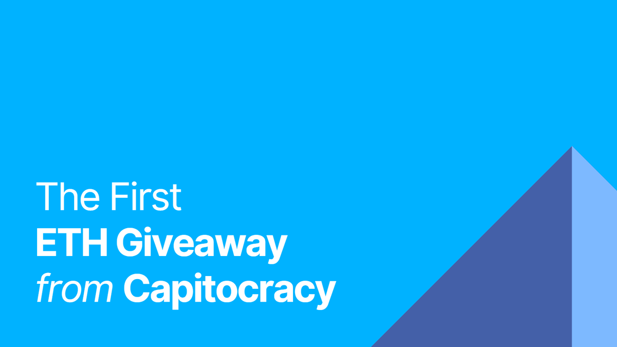 playCapitocracy's tweet photo. A letter from "The Moderation".
The first ETH giveaway from Capitocracy is begun.
By retweeting this tweet and joining the Discord server, you will have the chance to earn 0.1 ETH on December 1.
Join the Discord: https://t.co/b3NZtc1mO3
Stay free, stay prosper. https://t.co/WsKSNIrh3M