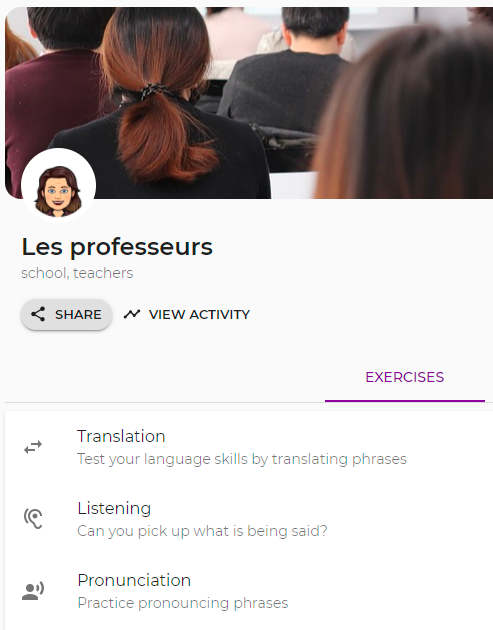 Maggieinthewood's tweet photo. 🇫🇷#French #LeavingCert2022 are preparing the topic of l'école for their oral test: vocabulary, listening and pronunciation 🎤#FLE_IE @languages_ie #mflie #edsharie @PDST_MFL #LanguageLearning #edtech @ACPF_Irlande #edshareie #afDublin @ftaire #PPLICommunityofPractice #MLF #FLE🖤 https://t.co/nVNIA7JvNm