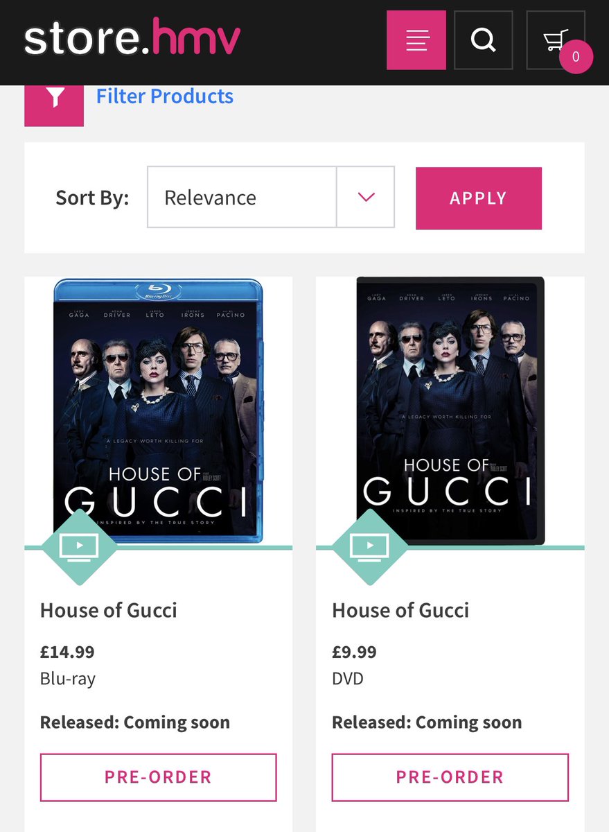 ladgaga13's tweet photo. Physical media pre orders for @HouseOfGucciMov starting to show hopefully a 4K steelbook is due #ladygaga #HouseOfGucci #CasaGucci #LaCasaGucci #FatherSonAndHouseOfGucci #OurNameSweetie #TimeToTAkeOutTheTrash #UnethicalButFair #IAmFair #ButImFair #ハウスオブグッチ https://t.co/VrzcZzeK3c