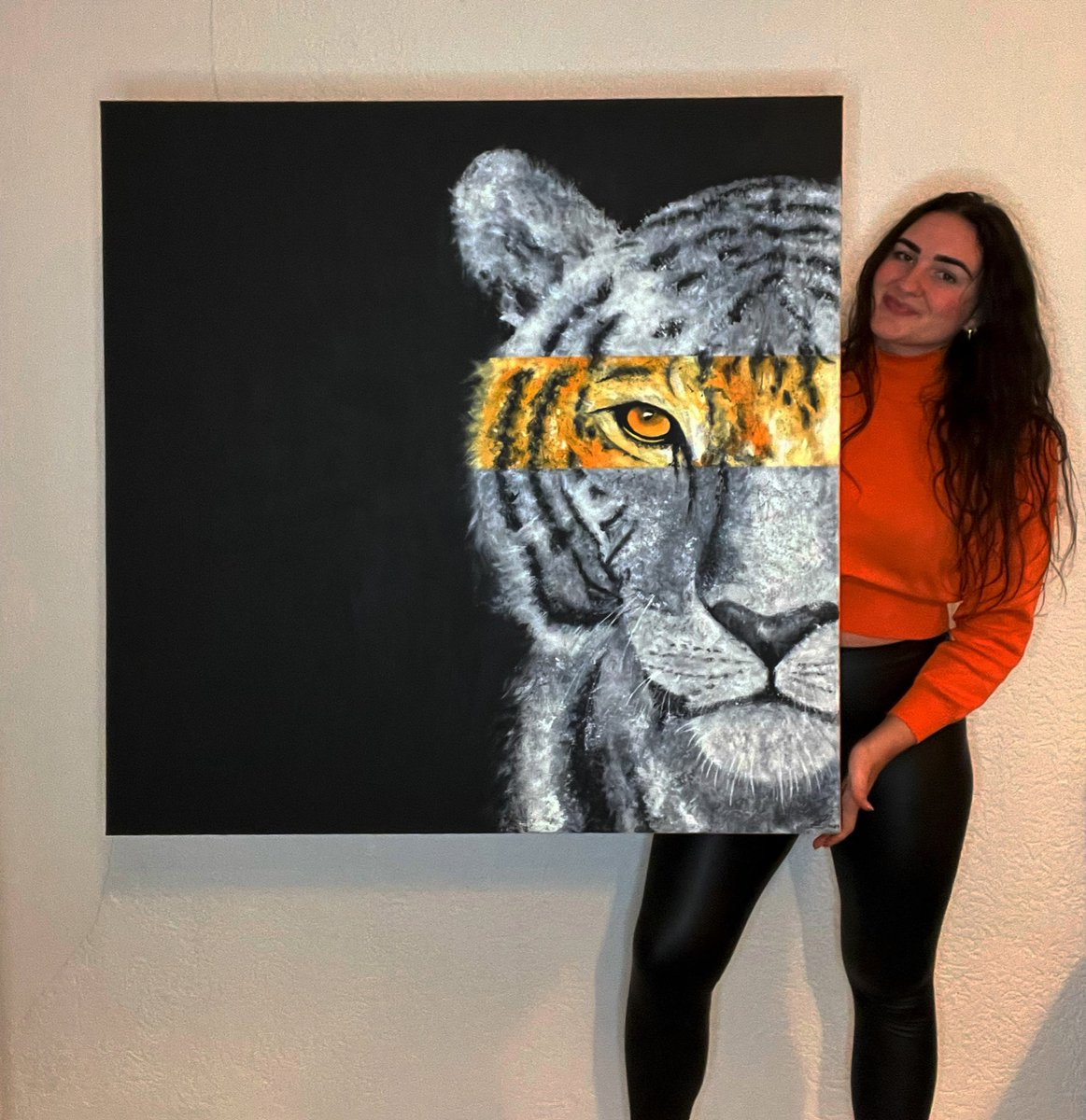 ArtbyLL_'s tweet photo. I had so much fun with this #art piece!! 🤩 Quite challenging but gosh it turned better than thought and I LOVE IT! 
Unfortunately it’s already reserved but stay tuned… more like this one will follow :)))) https://t.co/AVicGxR9E2