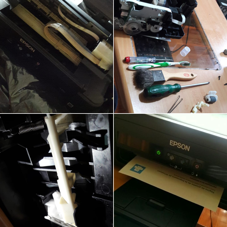 ByTecniPlus's tweet photo. Impresora @EpsonLatin #L355 con derrame de tinta en sus almohadillas y no imprimía correctamente. Se realizo un ABC completo, ahora ha seguir trabajando por mucho más tiempo.👌🏼
Gracias por confiar en Nosotros! 😊
📣#SomosTecniPlus y nos encanta ayudarte.
https://t.co/rUsuFWZE96 https://t.co/wS5fENH83P