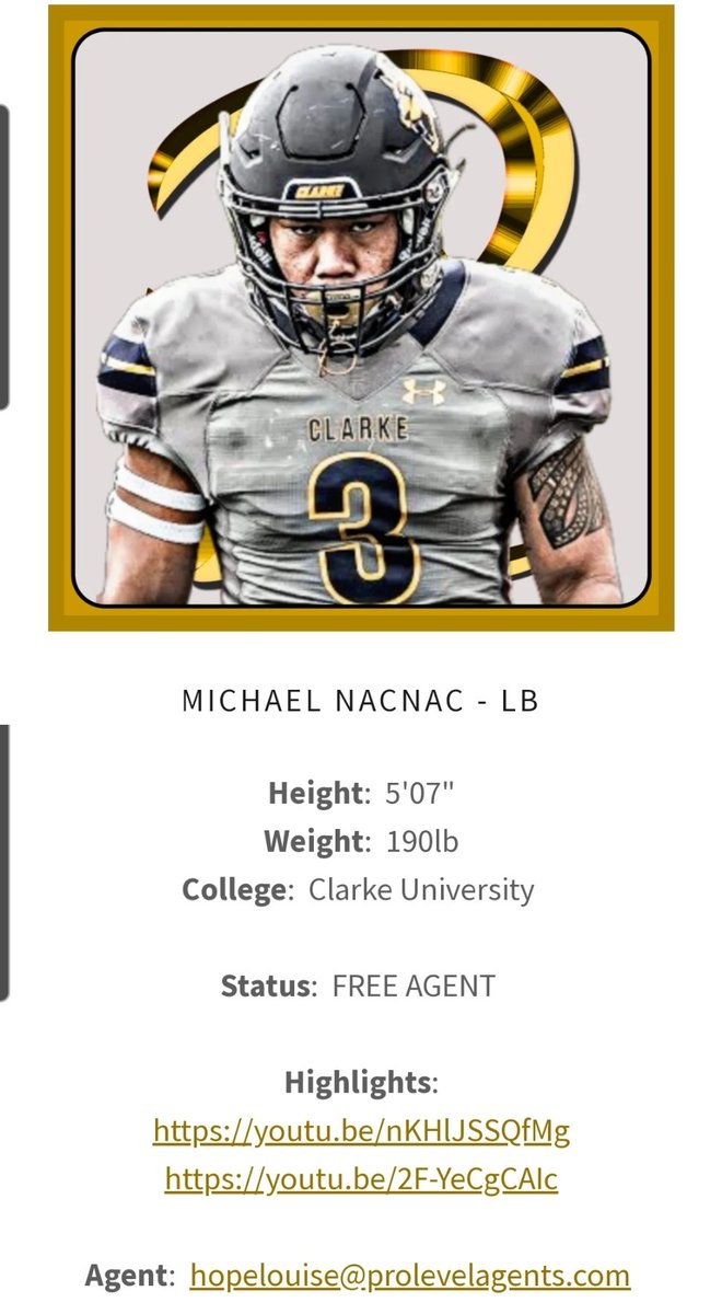 ProLevelAgents's tweet photo. Welcome to the #ProLevelFamily 💪🏈 https://t.co/X5Urpz5F3f