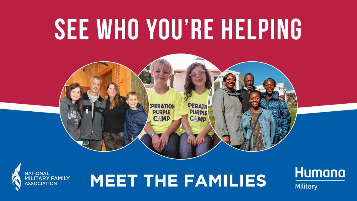 Join <a href="/Humana/">Humana</a> Military and help us raise $50,000 for Frontline Families. These military families have been balancing the normal demands of military life throughout this pandemic as well as careers in healthcare, medicine, mental health, and teaching. 

(1/2)