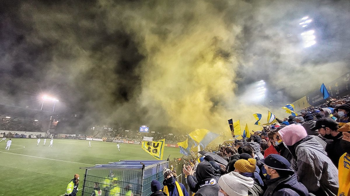 MvSeggelen's tweet photo. Stop 10 van de #fantrip is een #fantip. 

📸Wat een plaatjes. 
⚽ @UnionStGilloise - @OHLeuven
🏟️ Stade Joseph Marien
🏆 @ProLeagueBE https://t.co/qtyDmjYk5b