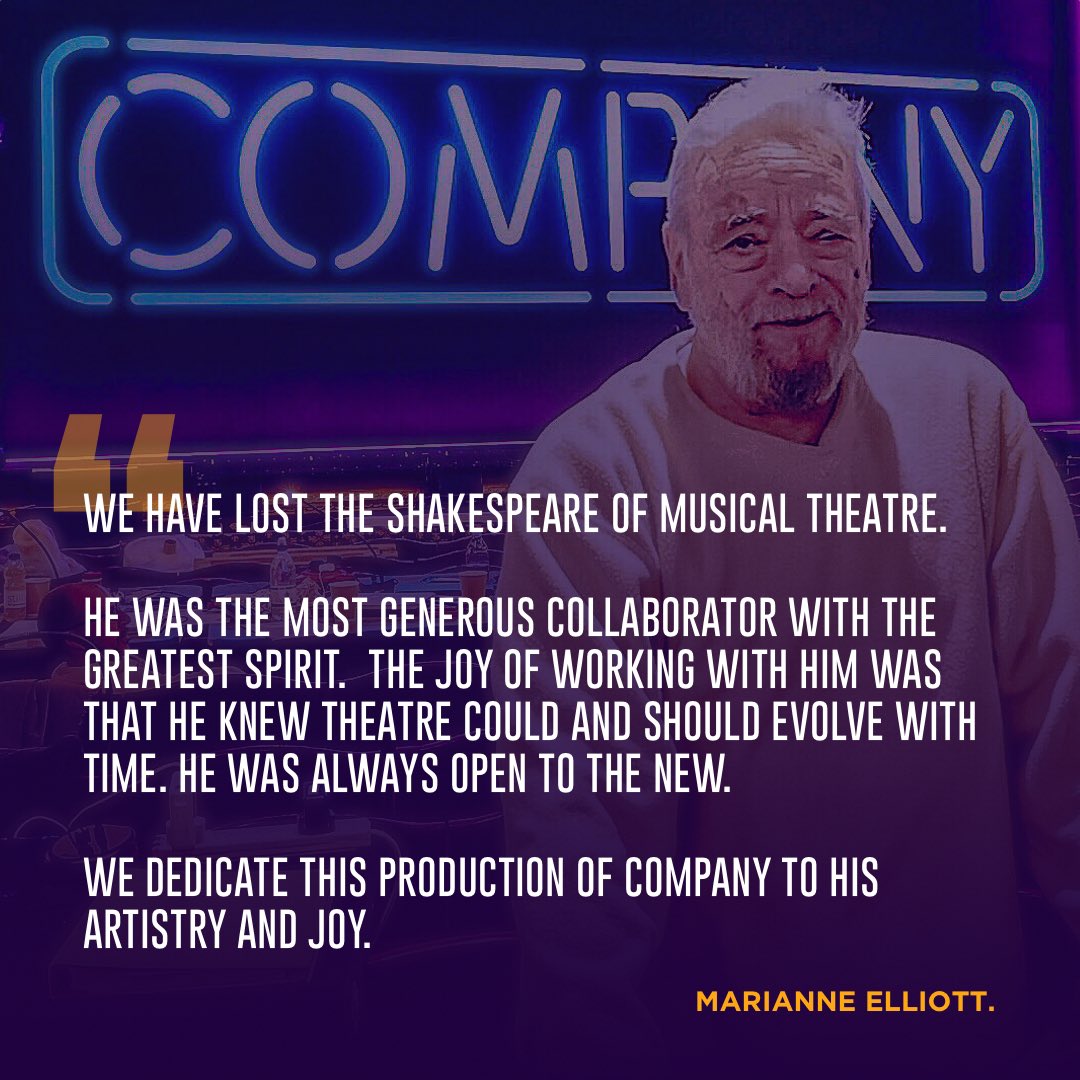 A message from our Director, Marianne Elliott.