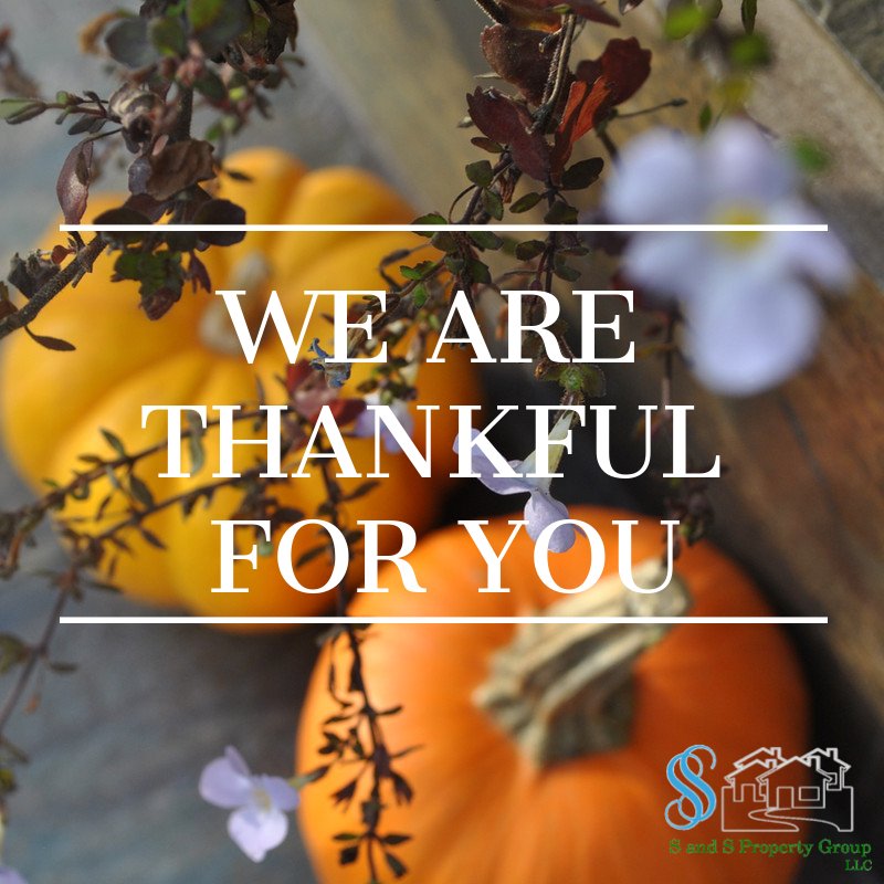 SandSPGLLC's tweet image. We hope everyone is enjoying their Thanksgiving weekend. We are so thankful for all of you. Enjoy time with the ones you love! #Thanksgiving #Thankful #RealEstateRedevelopment