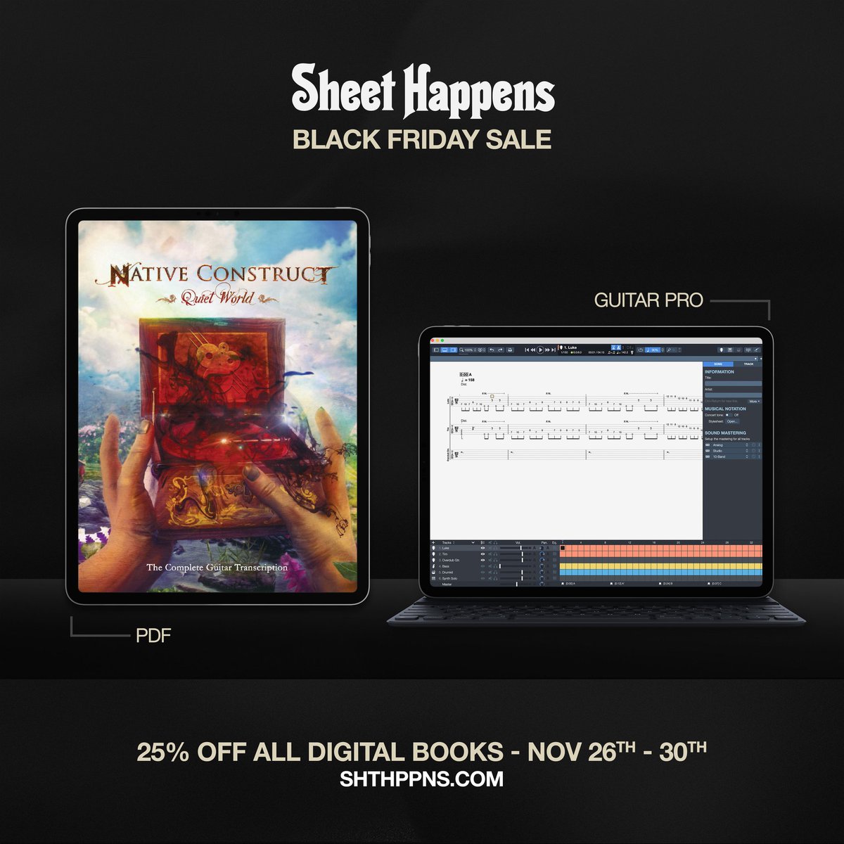 The annual <a href="/sheethappenspub/">Sheet Happens</a> Black Friday/Cyber Monday Sale is on now! Get 25% off ALL digital books until Tuesday, November 30th, no promo code necessary.
sheethappenspublishing.com/shop/531/nativ…