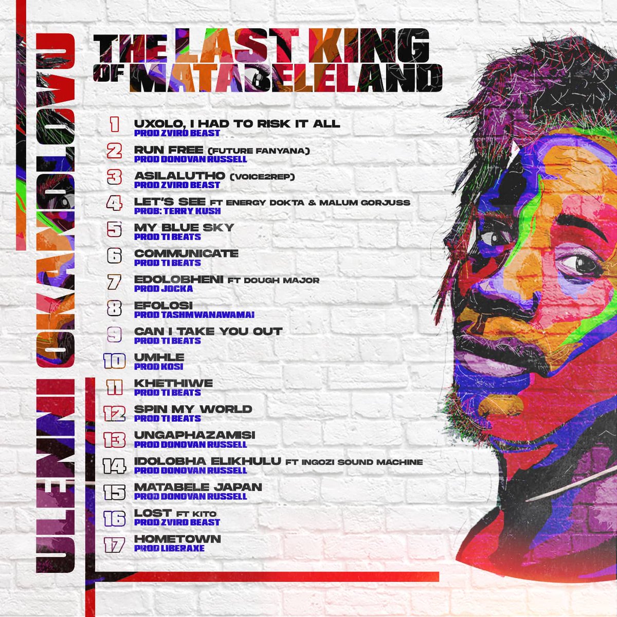 UlenniOka's tweet photo. 1/3
So excited that [The Last King Of Matabeleland] album is finally available!
It will be on streaming services &amp; band camp for purchasing soon.For now its only available as a soft copy via you can DM me or email skeiiandstrobo@gmail.com to get a copy https://t.co/G3u0euyn0a
