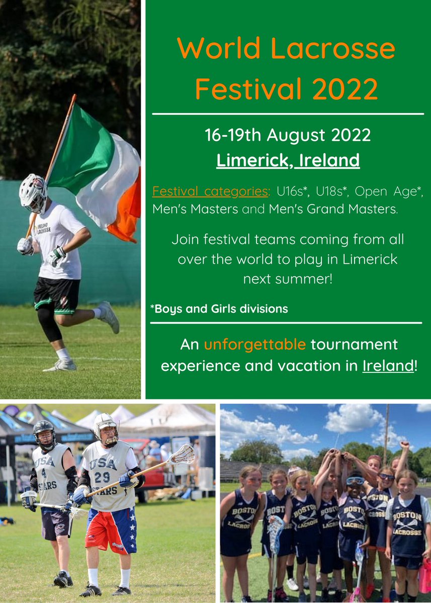 Limerick 2022 Lacrosse World Festival tweet media