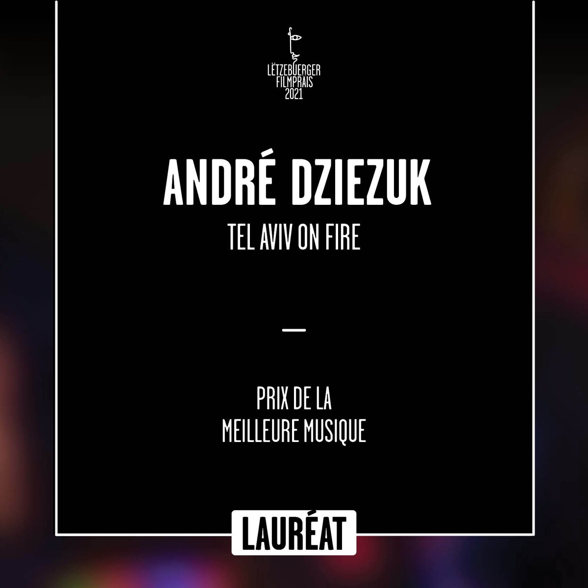 👏 Tonnerre d'applaudissements pour notre premier gagneur André Dziezuk, qui a créé la meilleure musique du #filmprais2021 🎉

#filmsmadeinluxembourg <a href="/DFilmakademie/">D'Filmakademie</a> 

@Samsa_Film @Bernard208