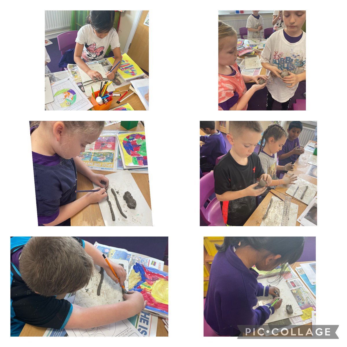 StAlbans_Sch's tweet image. This afternoon, Year 3 made Bell Beakers. This culture began in the Bronze Age. We had fun comparing different Bell Beakers and discussed the form and shape. #MissD