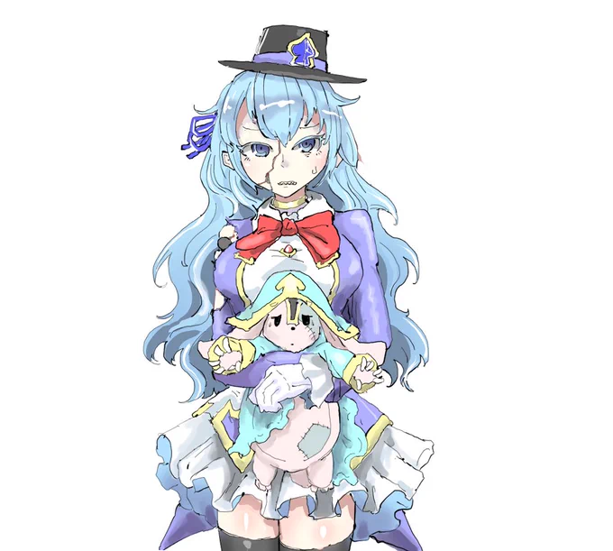 今回のシナリオで使ったキャラ
症死(しょうじに)メアリーちゃんです
元々は別の魔法少女が使ってた人形という設定 