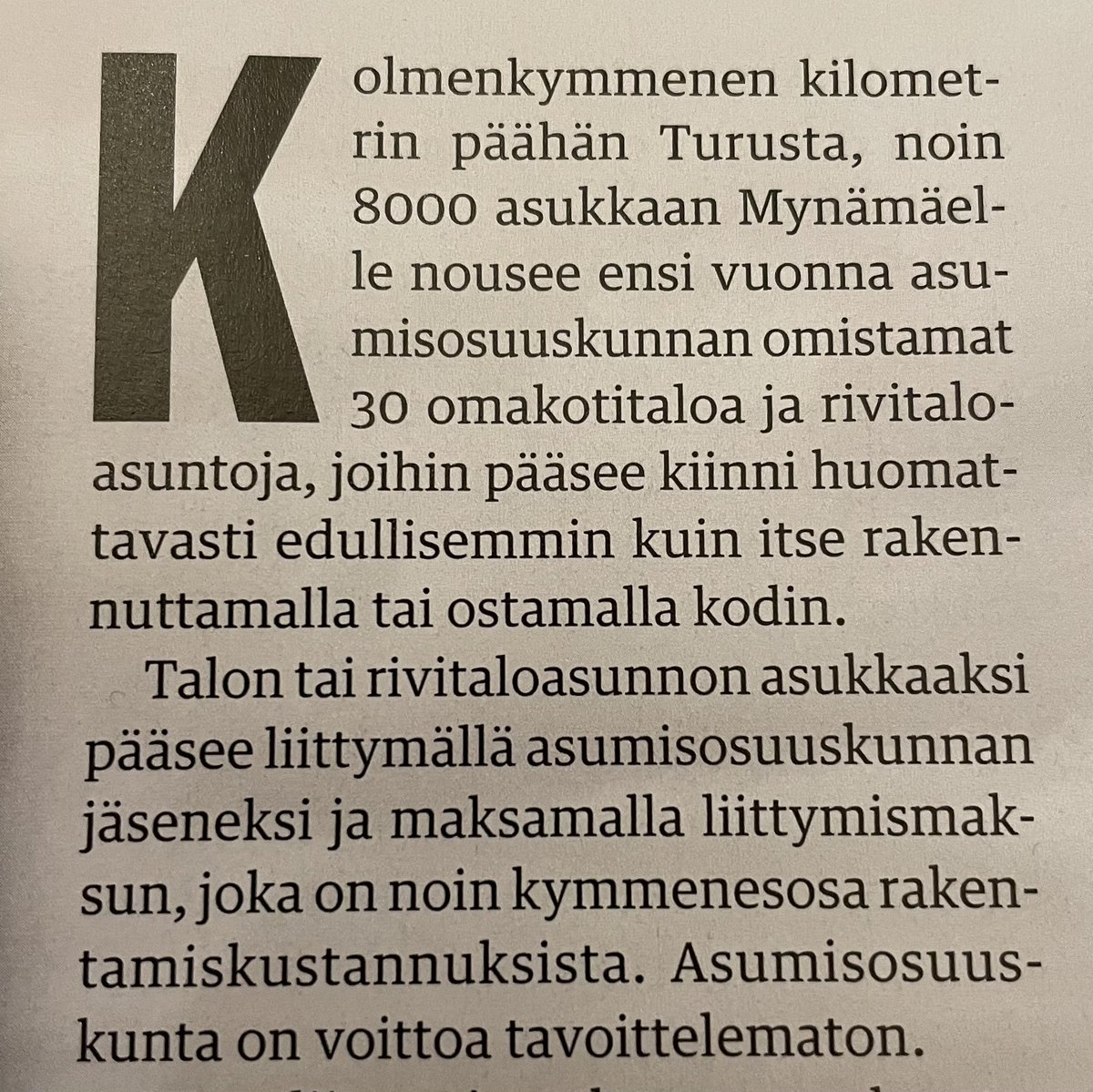 Pääsee kiinni… 🤔 Myös vuokra-asuntoon tai asumisoikeusasuntoon pääsee kiinni huomattavasti edullisemmin kuin itse rakentamalla tai omistamalla. #osuuskunta #asuntoosuuskunta #asuminen