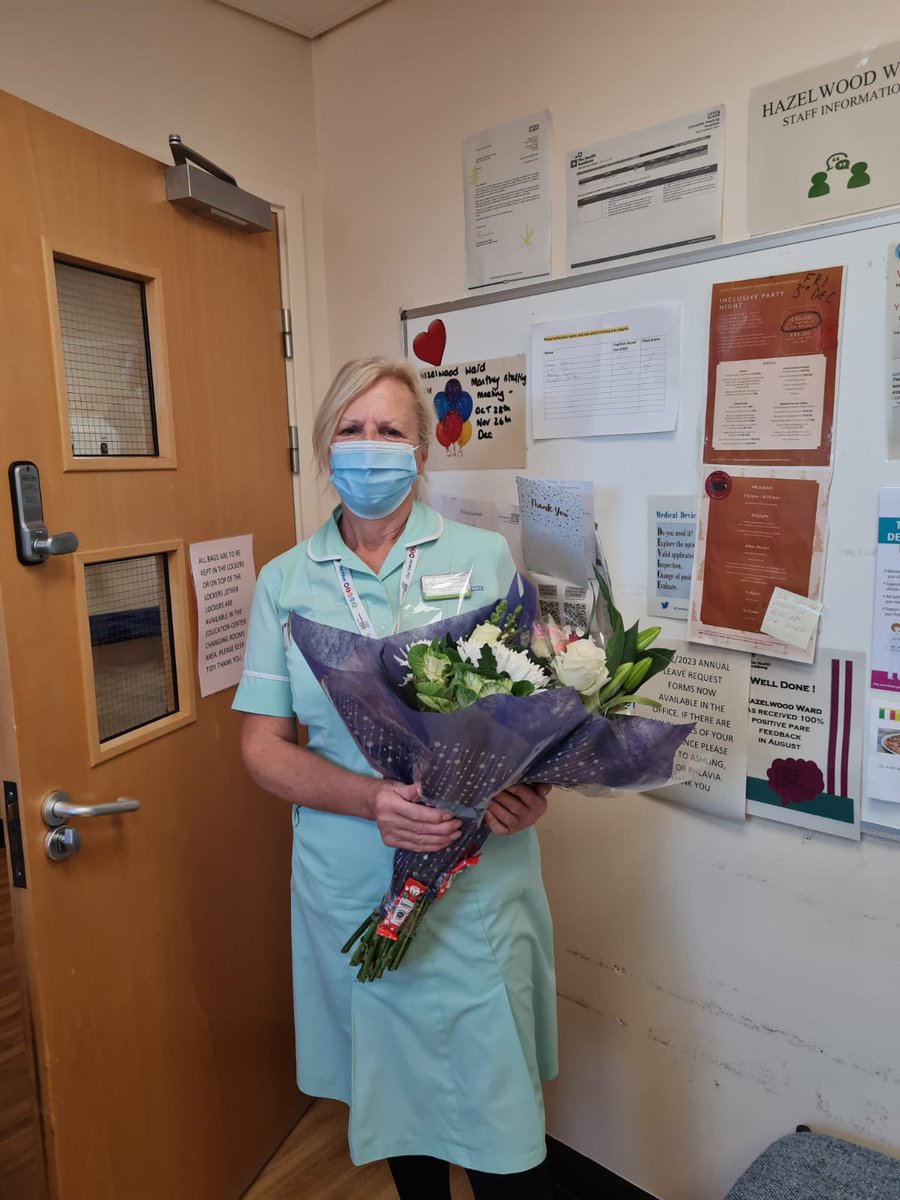 An end of a era for our beloved HCA Sue who had her last shift on Hazelwood today. The ward won’t be the same without you. Please come back and bank when you can. Happy retirement 🥲🎉