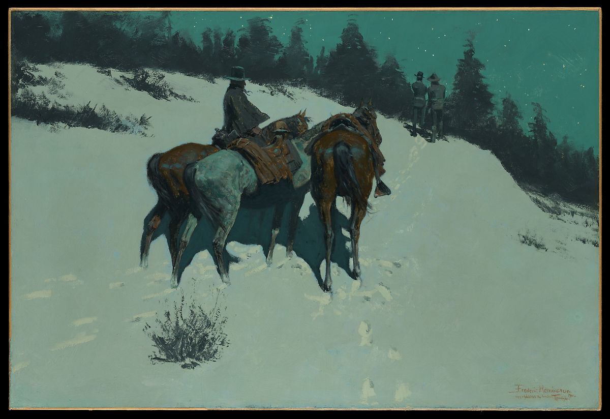 jeffsimpsonkh's tweet photo. Nice find at the local used book store (reject crypto - invest in old books) Fredric Remington, master of the night scene! https://t.co/FYUMIfivse