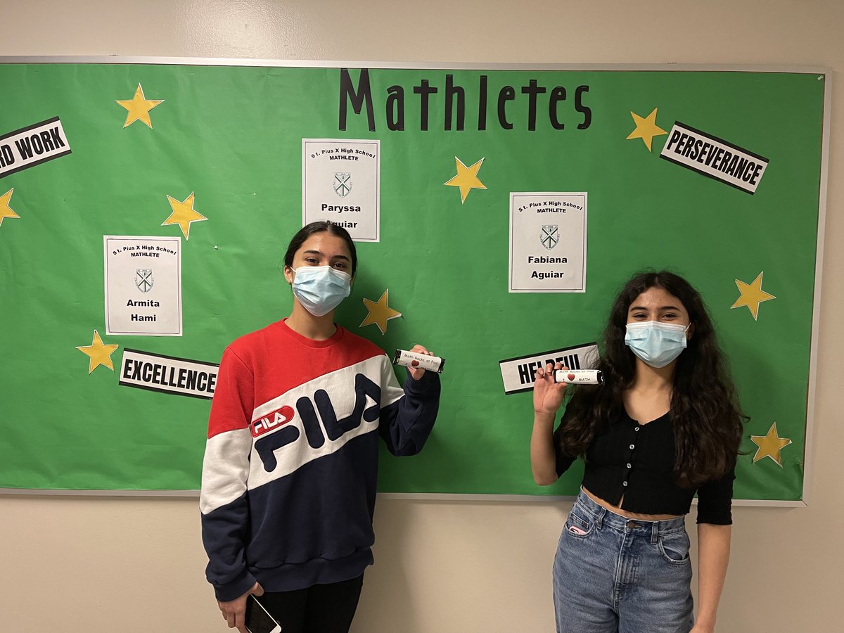 SPXMATHDEPT's tweet photo. Congrats to our November Mathletes! ⁦@StPiusXOCSB⁩ https://t.co/lUMtmH2eAF