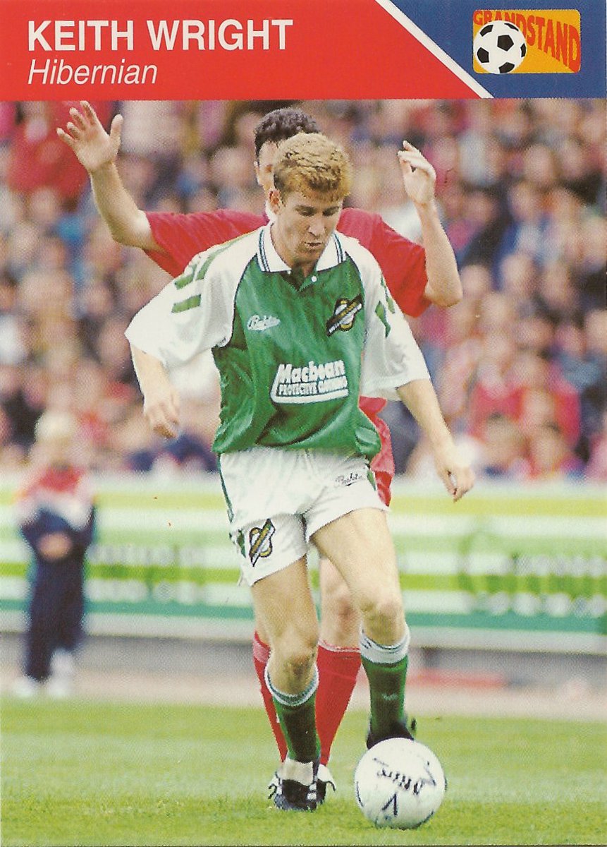 ScotsFootyCards's tweet photo. #KeithWright #Hibs #Grandstand 1993 https://t.co/LCPTQZgENT