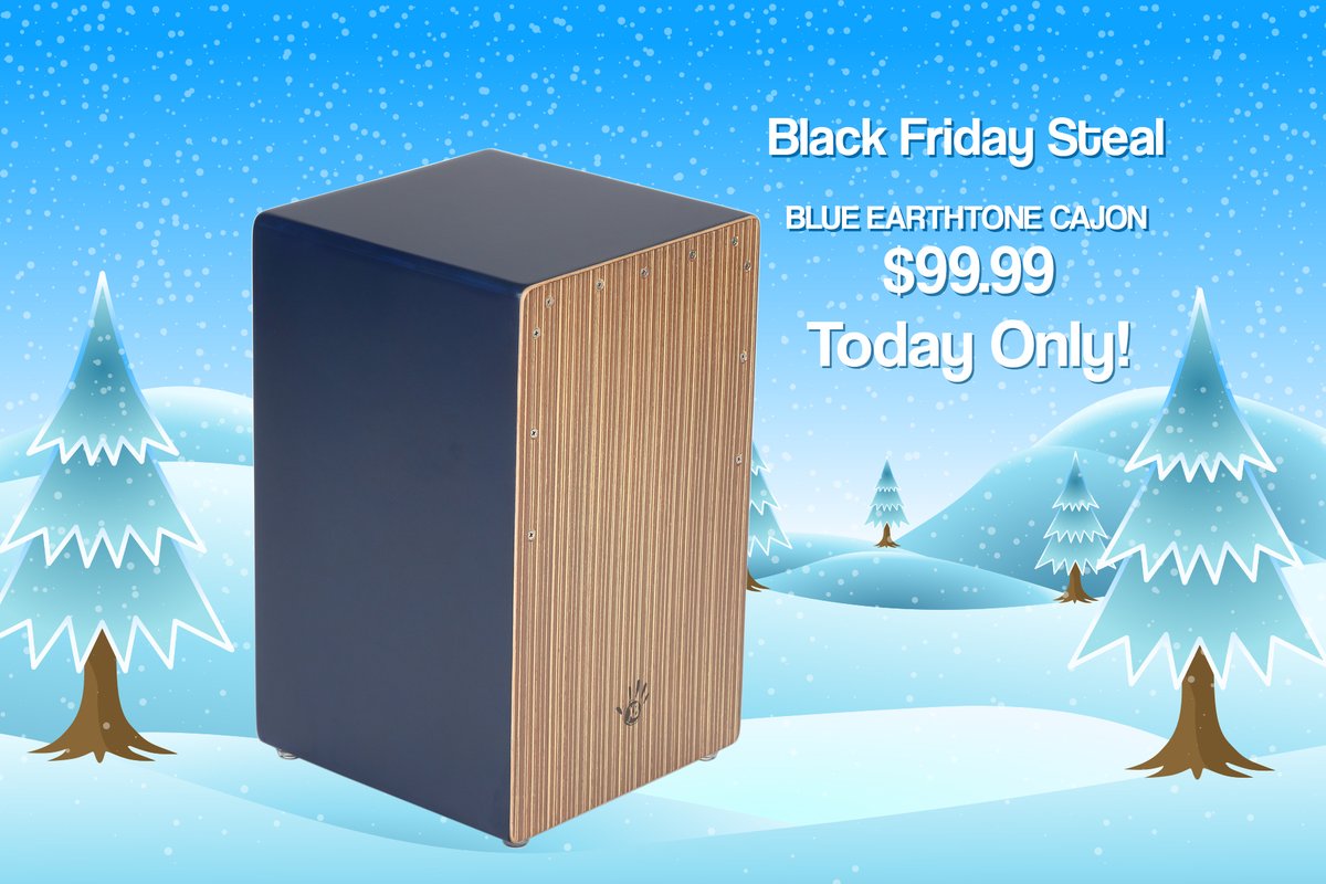 x8drums's tweet photo. #BLACKFRIDAY steal! Today only! $99.99 and FREE SHIPPING!
https://t.co/EmrVkwF7Ak
#cajon #cajondrum #x8drums #BlackFridayDeals https://t.co/hl7cKNqedl