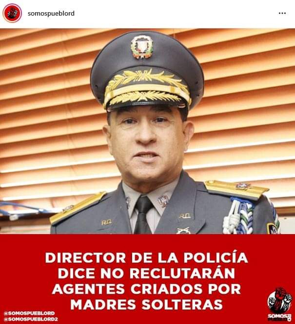 Andromeda_945's tweet photo. En vez de obligar a los policías de todos los rangos a ser padres responsables, ataca a las madres solteras. ¡Animal!
@RDSomosPueblo @nuriapiera @RaquelPenaVice @Farideraful https://t.co/h6FPiYabc4