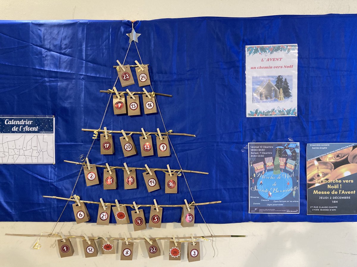 CaenEcole's tweet photo. Nous commençons notre chemin vers Noël… https://t.co/Z6mt94H7DK
