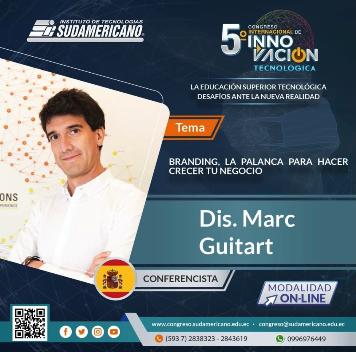 cyclicalbrand's tweet photo. 🇪🇨 Esta semana hemos compartido nuestra metodología y proyectos en el V Congreso de Innovación Tecnológica del Instituto #TecnologicoSudamericano. Agradecemos su invitación y su confianza con nuestra metodología de innovación empresarial #cyclicalbranding #CongresoSuda https://t.co/vbChPPGll0