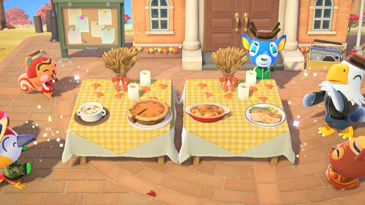 EleaACNH's tweet photo. Souvenirs de la fête du partage et bon appétit!! https://t.co/Zo3oNbg18N