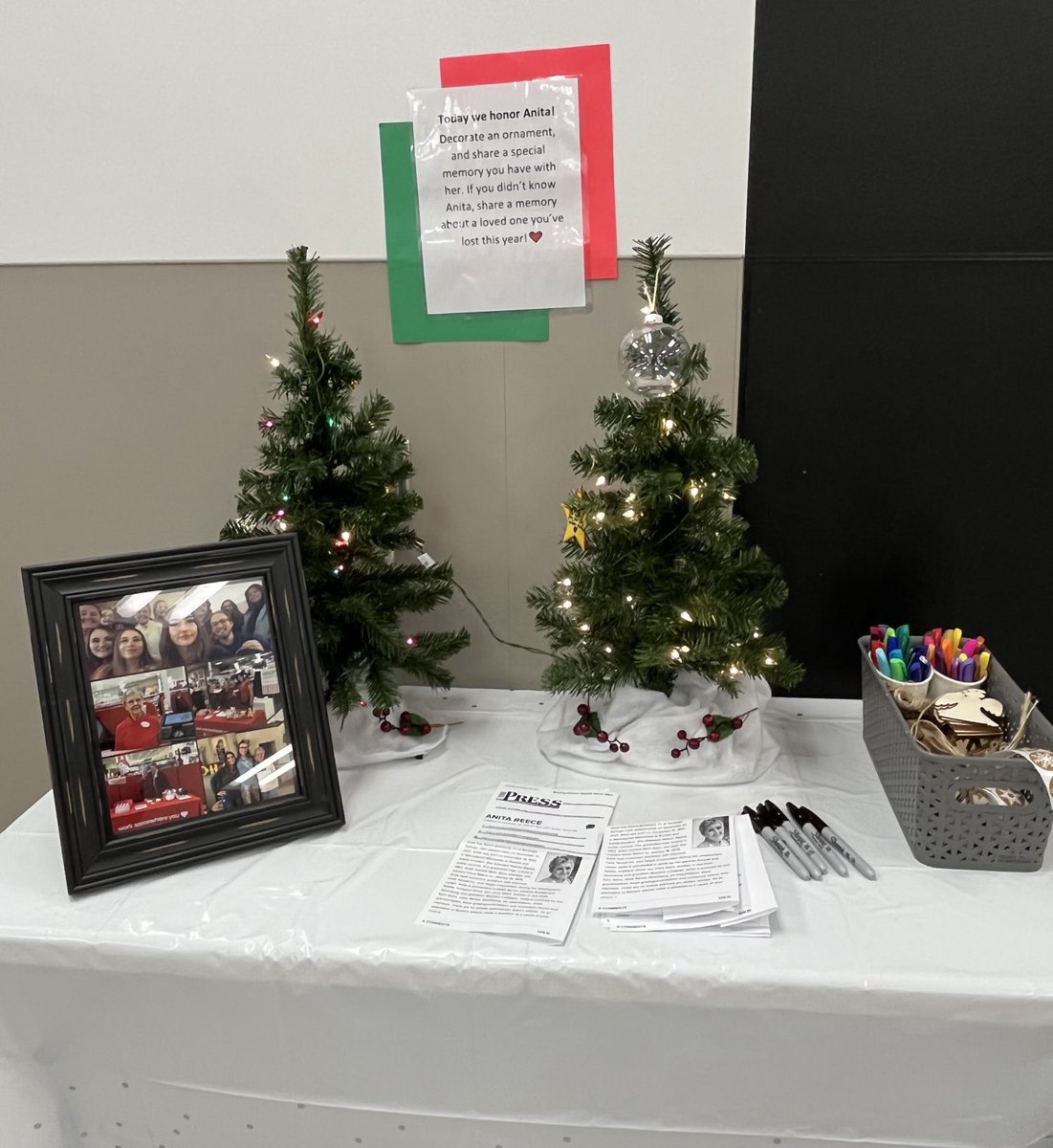 This week we lost an important part of our #T1814 family. We wanted to honor Anita today by sharing memories on homemade ornaments because Christmas was her favorite holiday! We love you and will miss you! 💕🎄❤️ #R100cares