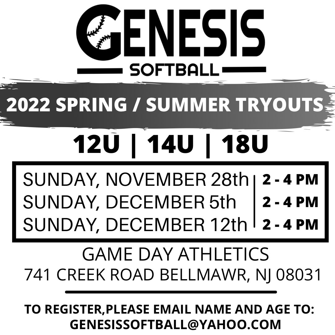 Genesis Softball tweet media