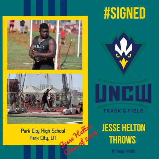 jessehelton11's tweet photo. I am super excited to say that I have officially signed to The University of North Carolina Wilmington thank you to all of my friends, coaches and mom for supporting me. @JeffreyKlaves @DaveY45657964 @SeahawkTFXC https://t.co/FEp116oy4P