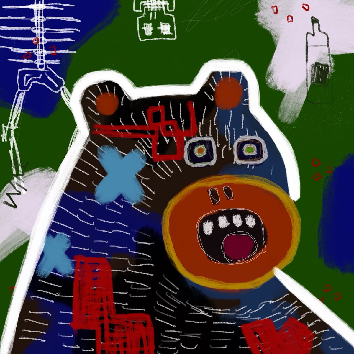 mike_giesen's tweet photo. FREE GIVEAWAY!

I have some Bearsquiat for a giveaway!!! 💀🐻❤️

2 Rules:
- Retweet
- follow me and @bearsquiat https://t.co/VzfVDNq1pG