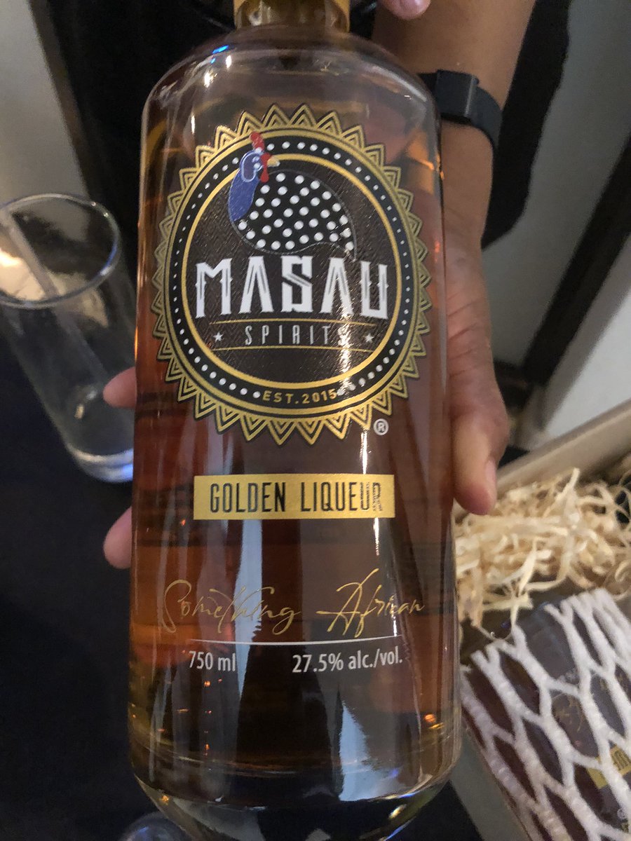 Hon_Kasukuwere's tweet photo. Masau Gin, Vodka and Liqueur, made from Dande Masau and bottled in SA. Proud to see a Zimbabwean entrepreneur produce such a fantastic drink. @Jamwanda2 this is a national winner. https://t.co/yaW7axJwHZ