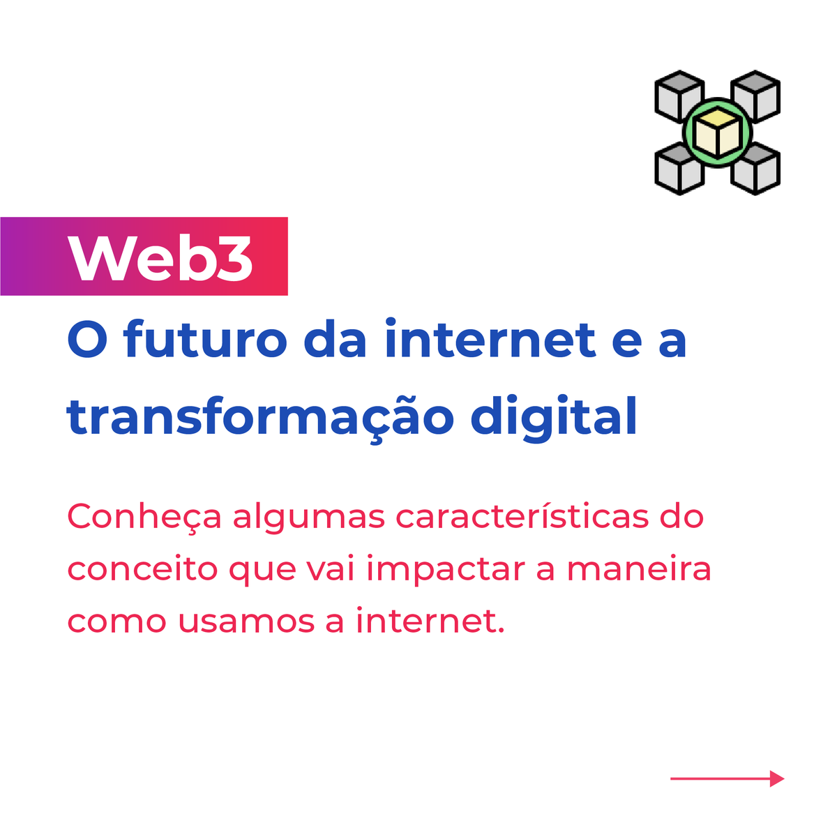 BraviSoftware's tweet photo. Confira algumas características dessa nova onda da Web3, um novo conceito de descentralização e democratização da internet!

#bravi #wedo #learnfast #transformacaodigital #web3 #blockchain https://t.co/veZ8Gj3qWN