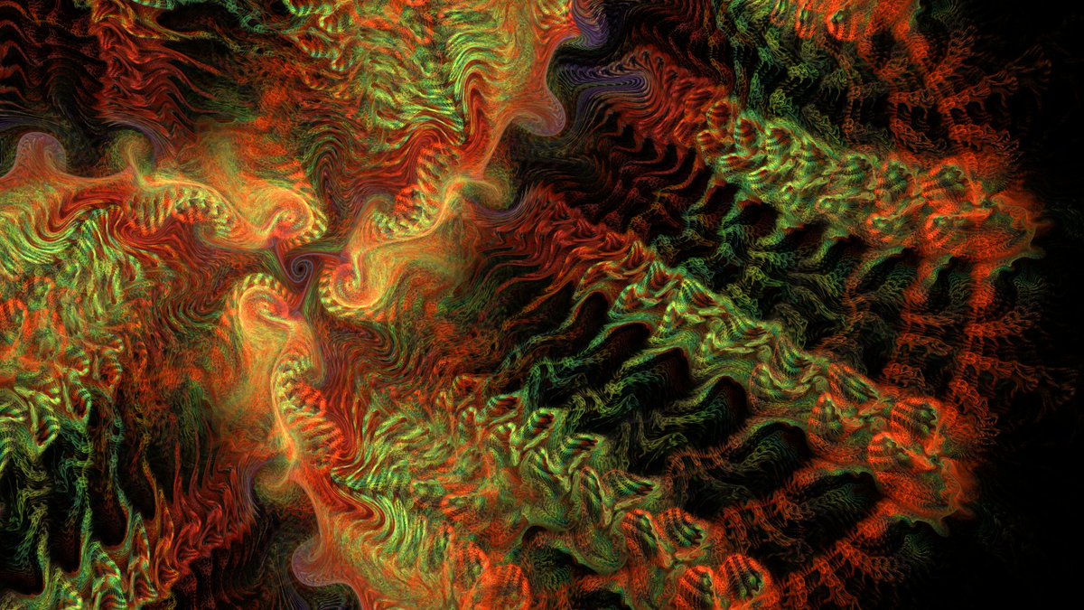 FlameReactorBot's tweet photo. Meet Jimmitoswooork, child of Btyywer and Juff.
They are a Generation 10 fractal.
They are a bit shy.

If this flame is beautiful, ❤️ or RT to improve its chances for future breedings.
#fractal #fractalflame #fractalart #generativeArt #Jimmitoswooork #Btyywer #Juff https://t.co/gvK0Z7kdfU